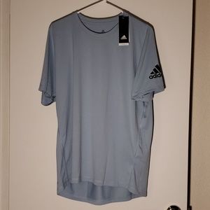 Blue adidas freelift shirt